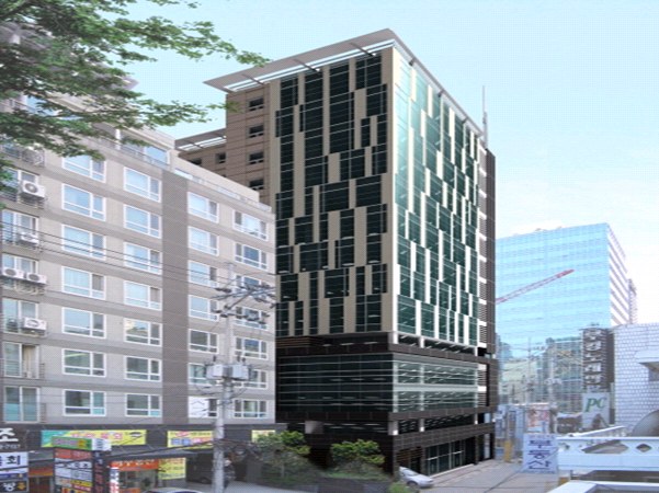 강남 오피스 타워 건물 사진